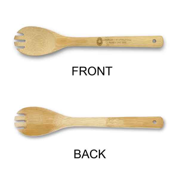Custom Design - Bamboo Sporks - Single Sided - APPROVAL