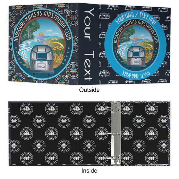 Custom Design - 3 Ring Binders - Full Wrap - 3" - Approval