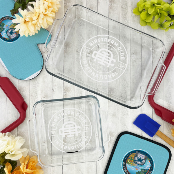 Custom Design - Glass Baking Dish Set - Lifestyle