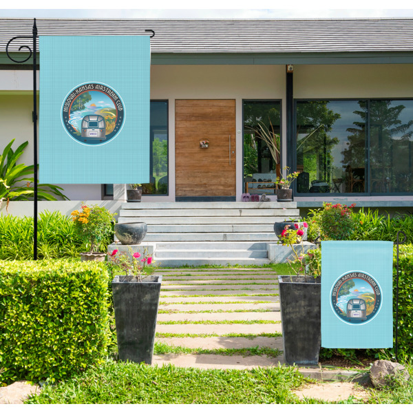 Custom Design - Large and Small Garden Flag - LIFESTYLE
