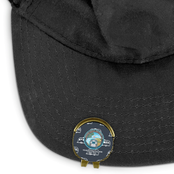 Custom Design - Golf Ball Marker Hat Clip - Main - GOLD