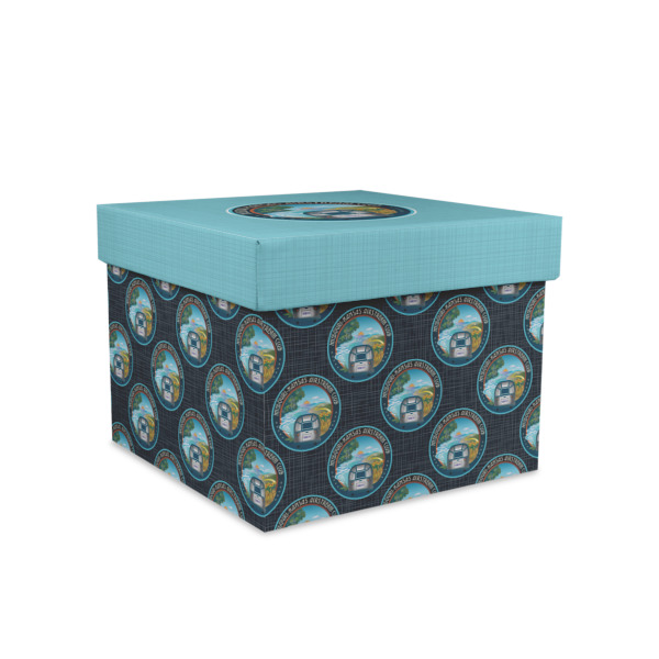 Custom Design Your Own Gift Box with Lid - Canvas Wrapped - Medium