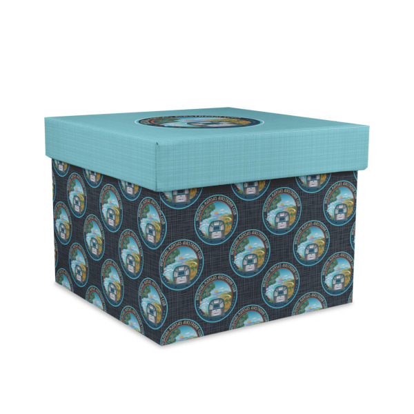 Custom Design Your Own Gift Box with Lid - Canvas Wrapped - Large
