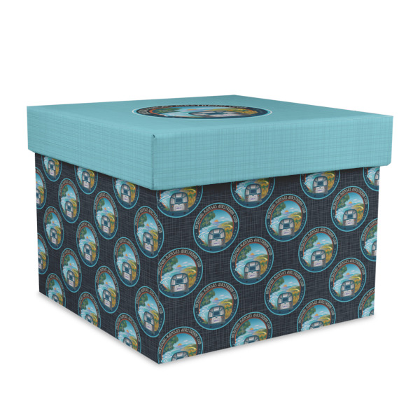 Custom Design Your Own Gift Box with Lid - Canvas Wrapped - X-Large