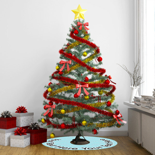 Custom Design - Tree Skirt - In context