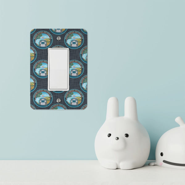 Custom Design - Rocker Light Switch Covers - Single - IN CONTEXT