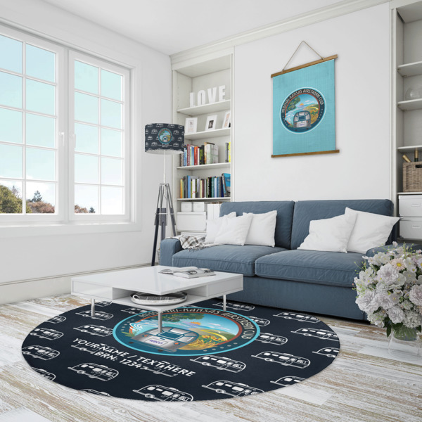 Custom Design - Round Area Rug - IN CONTEXT