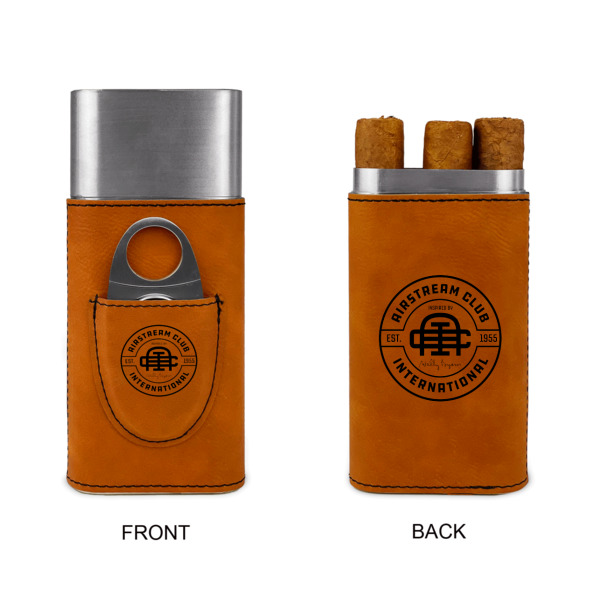 Custom Design - Cigar Case with Cutter - Double Sided - Approval