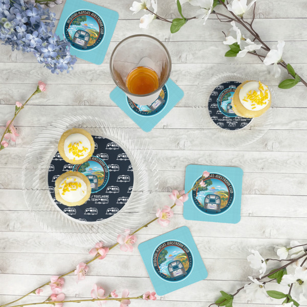 Custom Design - Plastic Party Appetizer & Dessert Plates - In Context