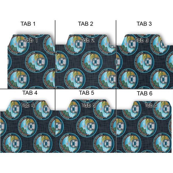 Custom Design - Page Dividers - Set of 6 - Approval