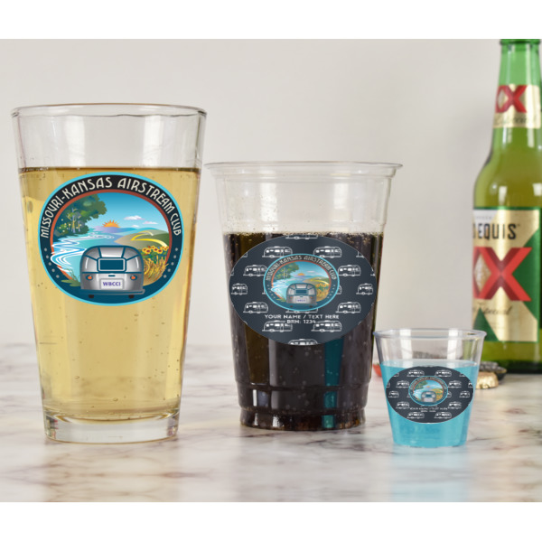 Custom Design - Pint Glass - Two Content - In Context