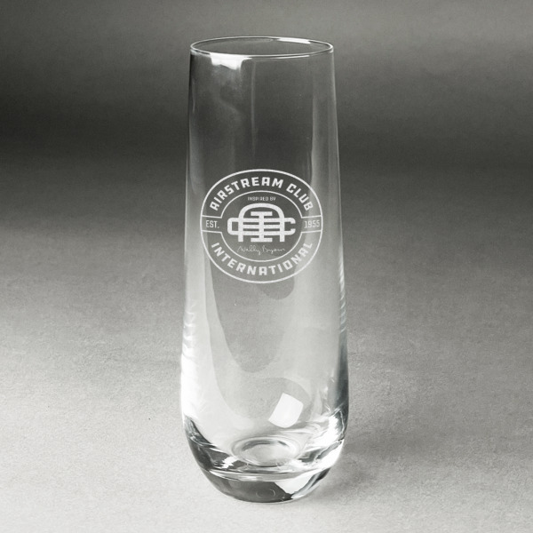 Custom Design Your Own Champagne Flute - Stemless - Laser Engraved
