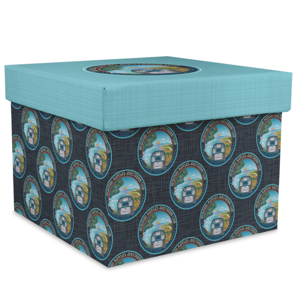 Custom Design Your Own Gift Box with Lid - Canvas Wrapped - XX-Large