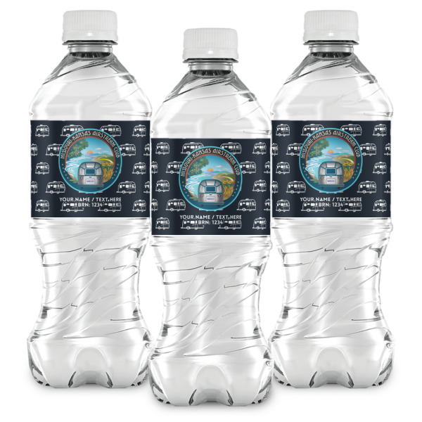 Custom Design - Water Bottle Labels - Front View