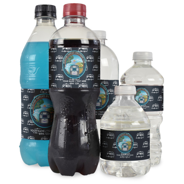 Custom Design - Water Bottle Label - Multiple Bottle Sizes