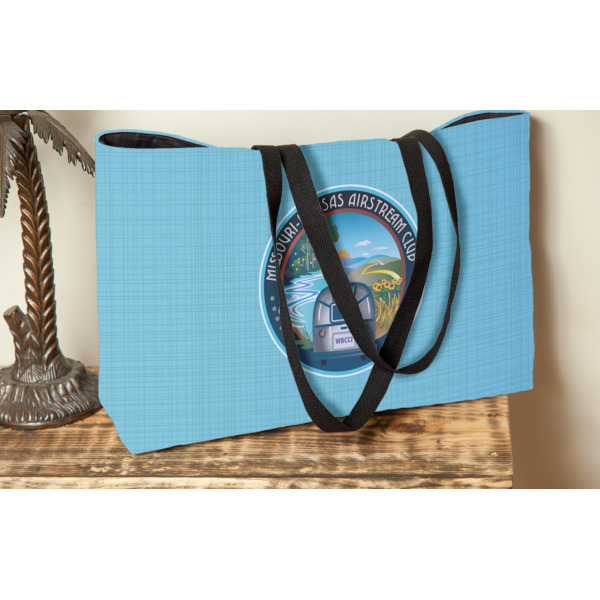 Custom Design - Tote w/Black Handles - Lifestyle View