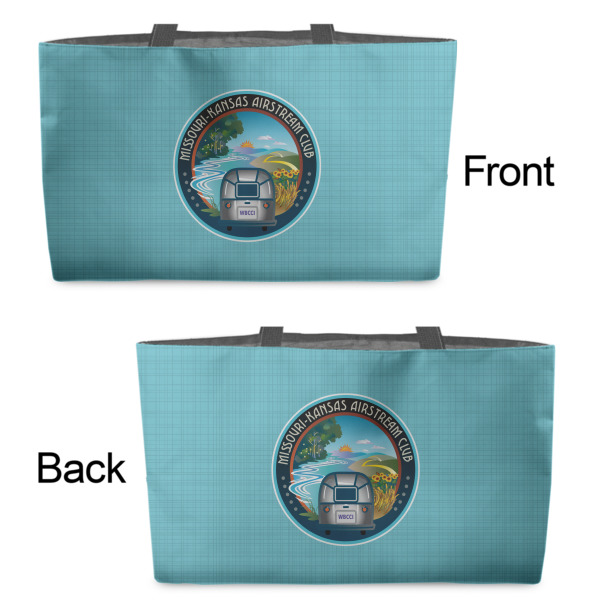 Custom Design - Tote w/Black Handles - Front & Back Views