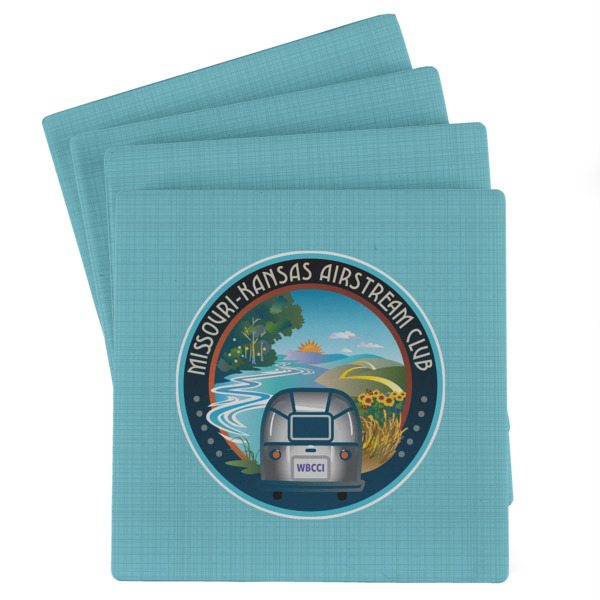 Custom Design Your Own Absorbent Stone Coasters - Set of 4
