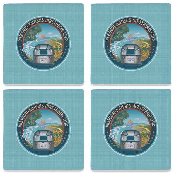 Custom Design - Set of 4 Stone Coasters - See All 4 View