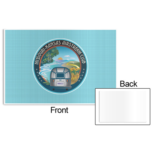 Custom Design - Disposable Paper Placemat - Front & Back