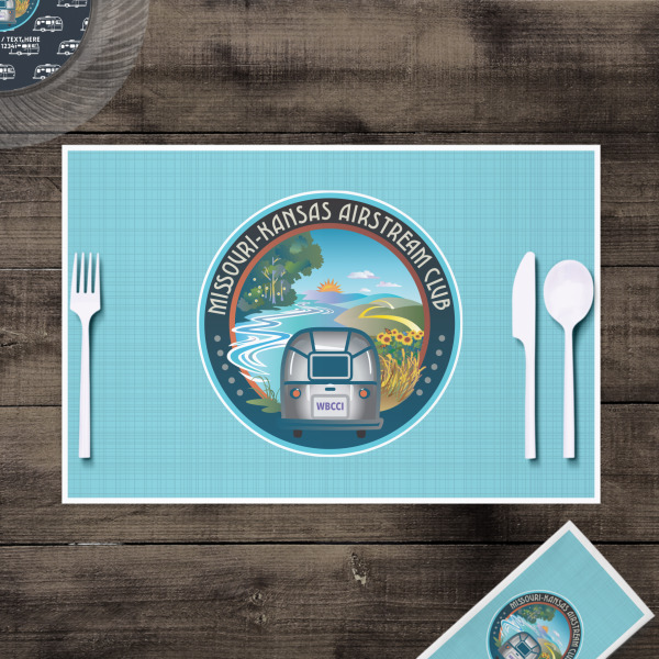 Custom Design - Disposable Paper Placemat - In Context