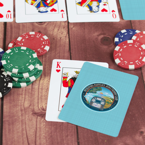 Custom Design - On Table with Poker Chips
