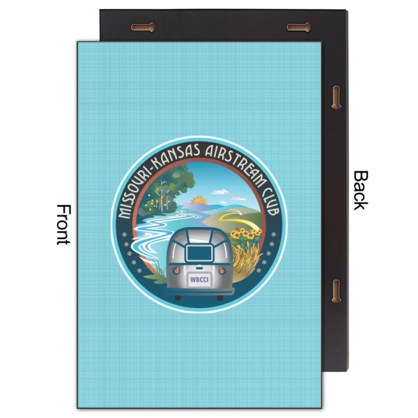 Custom Design - 20x30 Wood Print - Front & Back View