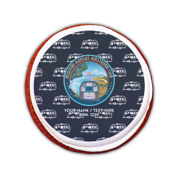 Custom Design - Printed Icing Circle - Small - On Cookie