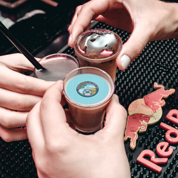 Custom Design - Printed Drink Topper - XSmall - In Shot Glass