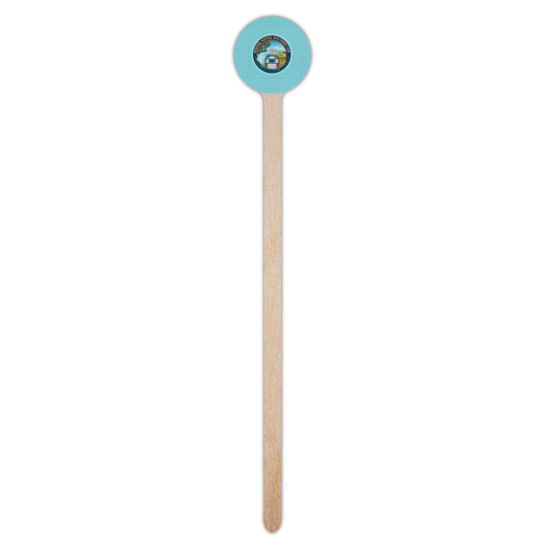 Custom Design - Wooden 7.5" Stir Stick - Round - Single Stick