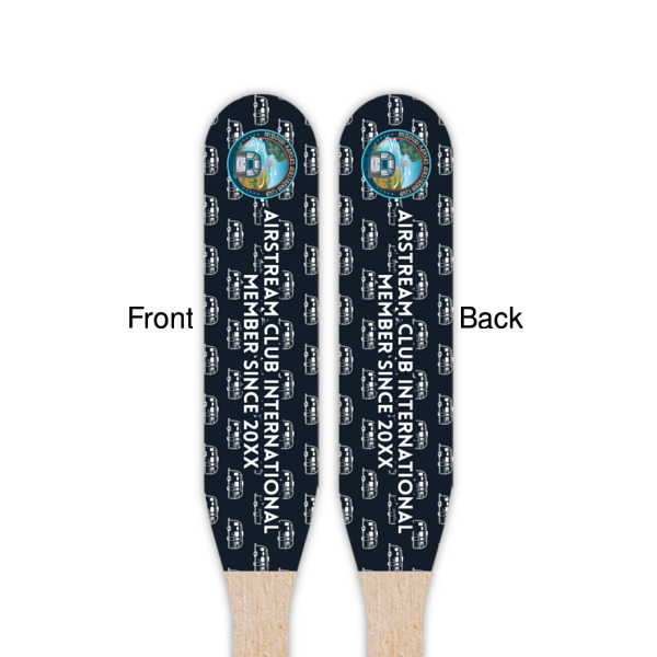 Custom Design - Wooden Food Pick - Paddle - Double Sided - Front & Back