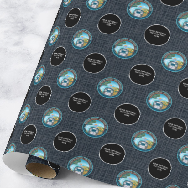 Custom Design Your Own Wrapping Paper Roll - Large - Satin
