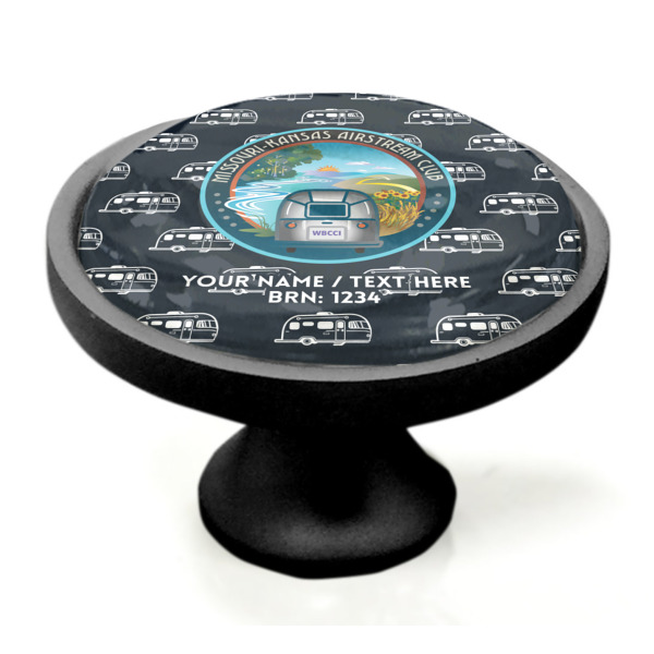 Custom Design - Black Custom Cabinet Knob (Side)