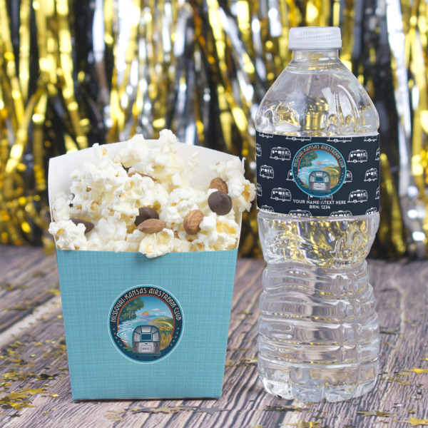 Custom Design - French Fry Favor Box - w/ Water Bottle