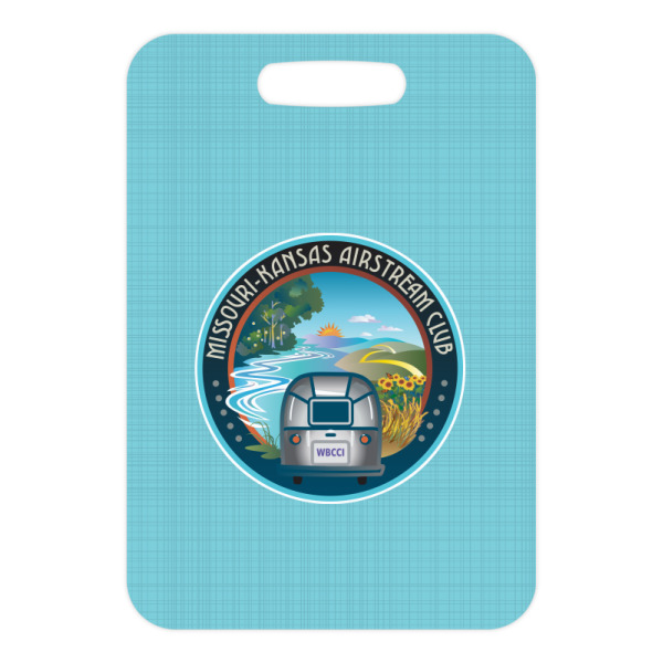 Custom Design - Metal Luggage Tag - Front Without Strap