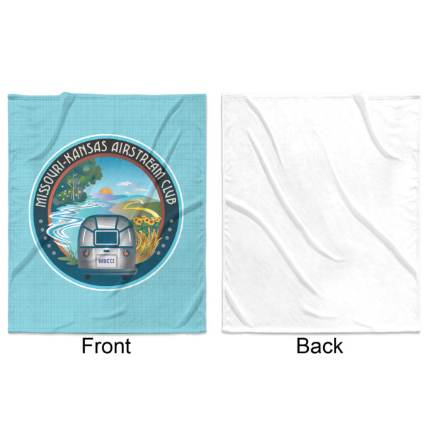 Custom Design - Minky Blanket - 50"x60" - Single Sided - Front & Back
