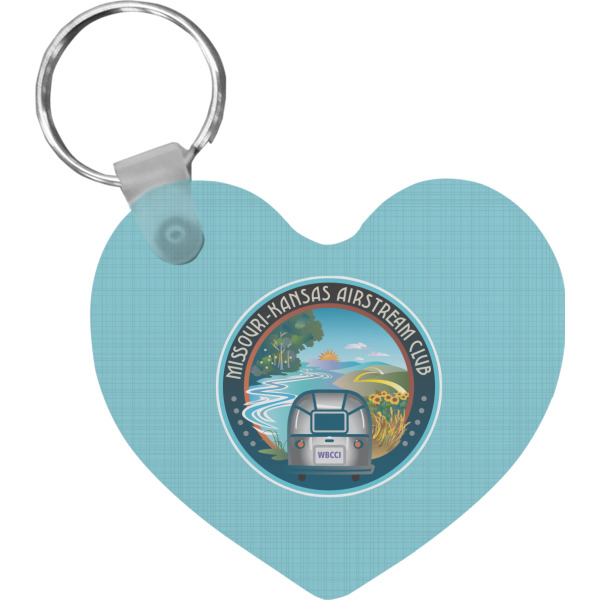 Custom Design Your Own Heart Plastic Keychain