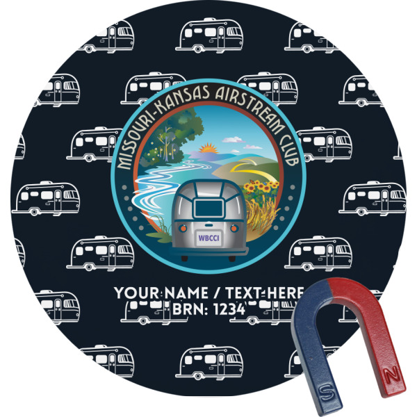 Custom Design Your Own Round Fridge Magnet