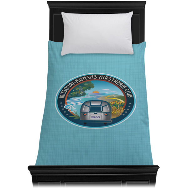 Custom Design - Duvet Cover - Twin - On Bed - No Prop
