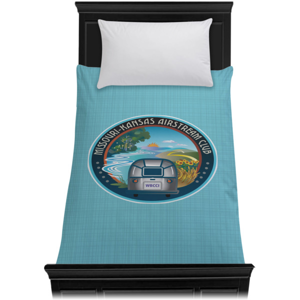 Custom Design - Duvet Cover - Twin XL - On Bed - No Prop
