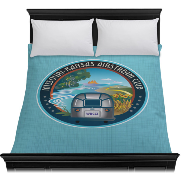 Custom Design - Duvet Cover - Queen - On Bed - No Prop
