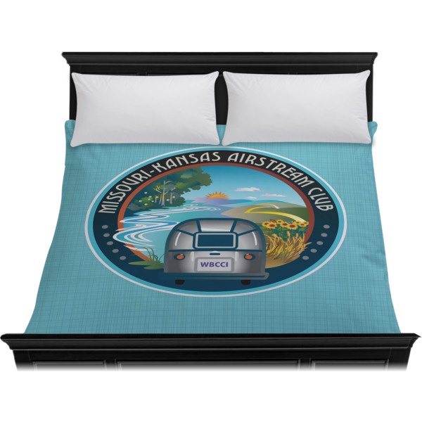 Custom Design - Duvet Cover - King - On Bed - No Prop