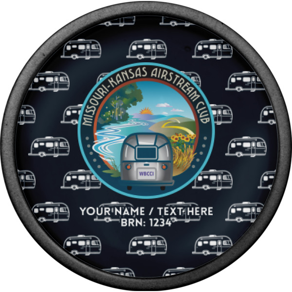 Custom Design - Cabinet Knob - Black - Front