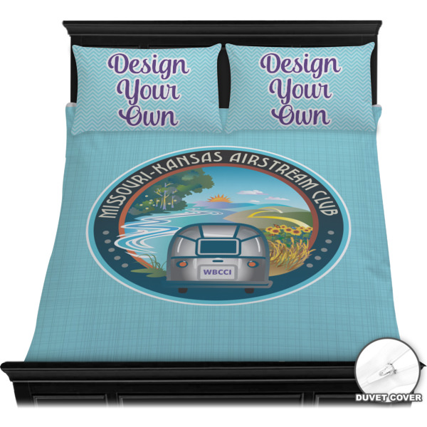 Custom Design - Bedding Set - Queen - Duvet - On Bed