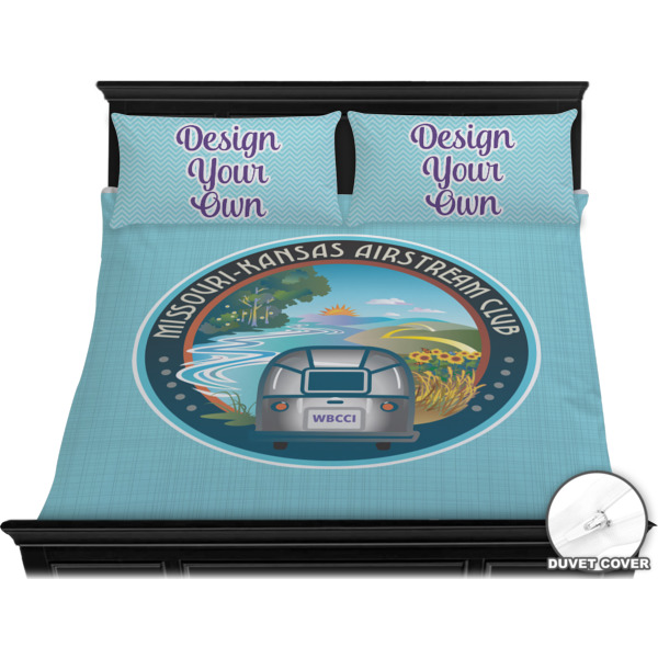 Custom Design - Bedding Set - King - Duvet - On Bed