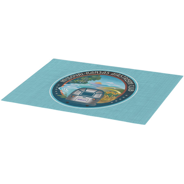 Custom Design - Burlap Placemat (Angle View)