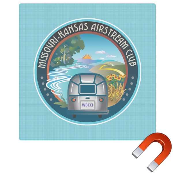Custom Design Your Own Square Car Magnet - 6"