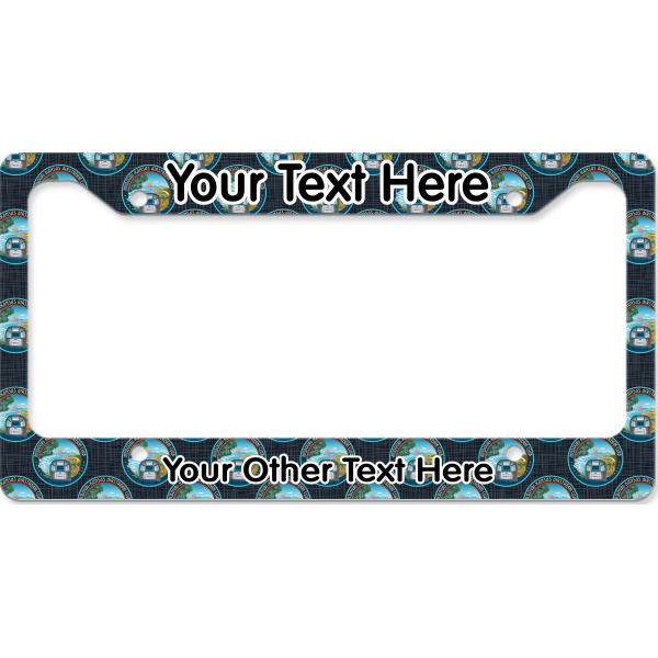 Custom Design - License Plate Frame - Style B