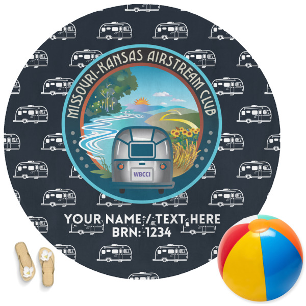 Custom Design Your Own Round Beach Towel