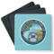 Design Your Own Square Rubber Backed Coasters - Set of 4